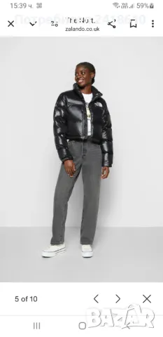 The North Face Nuptse Short 700 Down  Women Jacket Size L ОРИГИНАЛ! Дамско Зимно Яке!, снимка 3 - Якета - 47606755