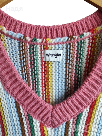 Дамски пуловер без ръкави Wrangler, снимка 2 - Блузи с дълъг ръкав и пуловери - 53477311