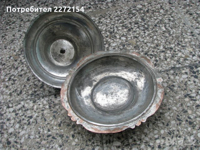 Възрожденска чиния купа с капак, снимка 2 - Антикварни и старинни предмети - 28515255
