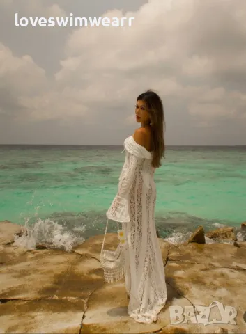 Дантелена рокля, снимка 3 - Рокли - 50219082