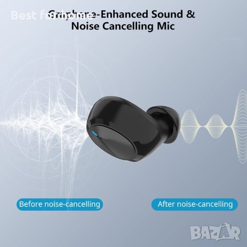 Безжични стерео слушалки Blackview AirBuds 1, Bluetooth,IPX7 Водоустойчиви, снимка 4 - Слушалки, hands-free - 40712784
