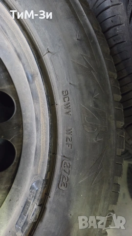Зимни гуми с джанти 195/60R16 Bridgestone, снимка 6 - Гуми и джанти - 53499917