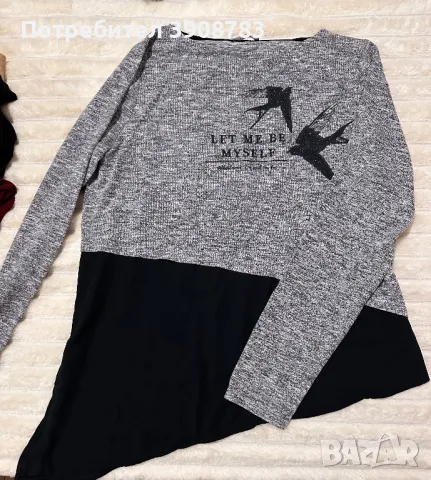 Сива блуза L р-р, снимка 1