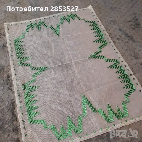 Каре ръчна изработка, снимка 2 - Покривки за маси - 39467409