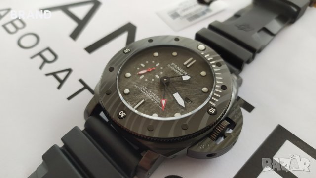 Panerai SUBMERSIBLE CARBOTECH™ LUNA ROSSA GMT 47мм механичен клас 5A+, снимка 15 - Мъжки - 27907450