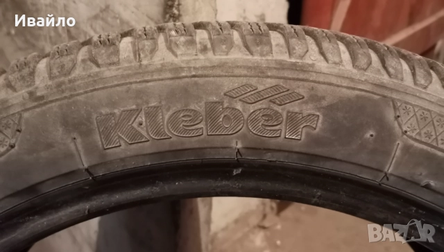 Продавам 1 брой зимна гума 225.45.17 дот 2021 Kleber , снимка 3 - Гуми и джанти - 52676853