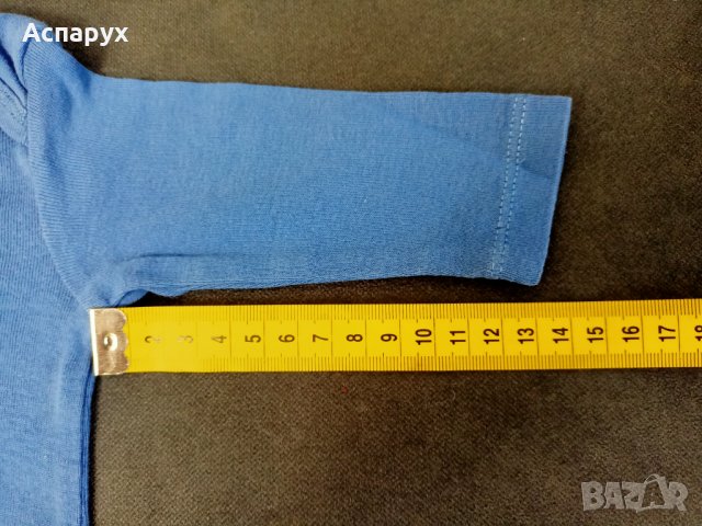 Бебешко памучно боди с дълъг ръкав марка LUPILU за деца 0-3 месеца, снимка 4 - Бодита за бебе - 43244178