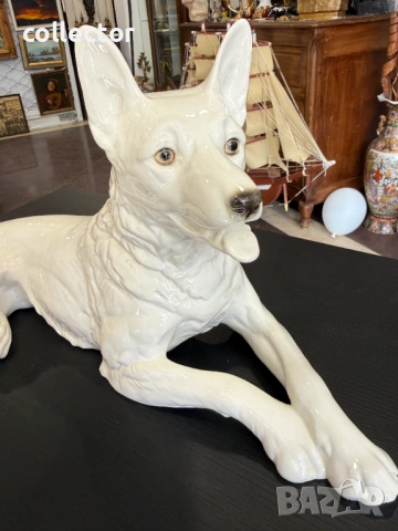 Порцеланова фигура на Немска Овчарка от Goebel. №7880, снимка 11 - Колекции - 53497673