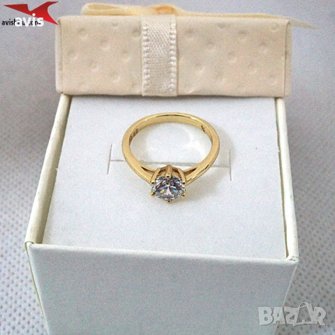 Пръстен с 14К златно покритие 224846