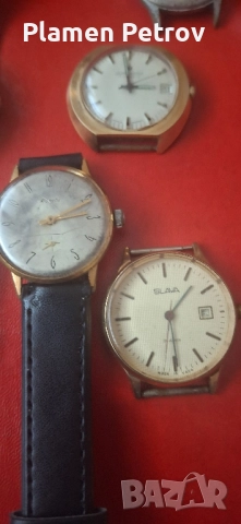 Швейцарски часовници/съветски и немски/, снимка 14 - Антикварни и старинни предмети - 22407041