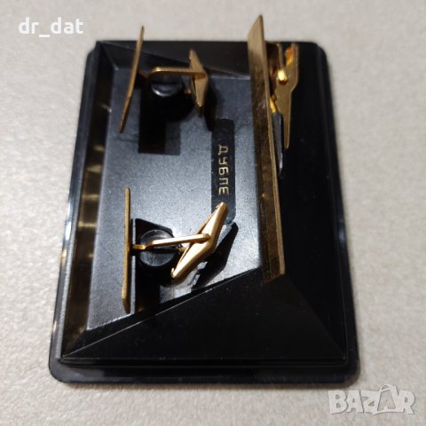 Няколко стари позлатени копчета за ръкавели, снимка 3 - Други ценни предмети - 35768492