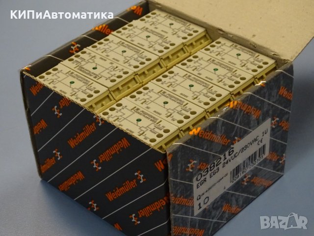 реле Weidmuller EGR EG3 24VDC/230VAC, снимка 7 - Резервни части за машини - 35180286