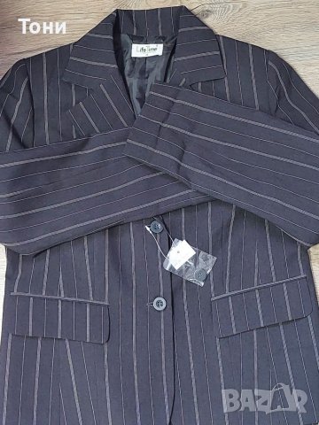Нов дамски костюм сако и панталон , снимка 3 - Костюми - 37768201