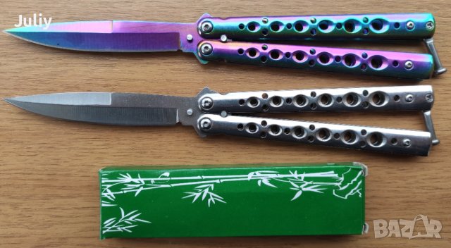 Сгъваем нож пеперуда /Butterfly Knife/- 2 модела, снимка 2 - Ножове - 36817753
