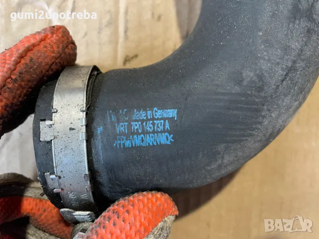 Маркуч Турбо 7P0145737A Porsche Cayenne 3.0D 92A/EG22/2012, снимка 5 - Части - 49108552