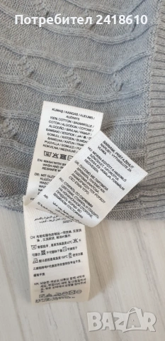 Gant  Cable Cotton / Knit C - Neck Mens Size XS - S НОВО! ОРИГИНАЛ! Мъжки Пуловер!, снимка 7 - Пуловери - 53339767