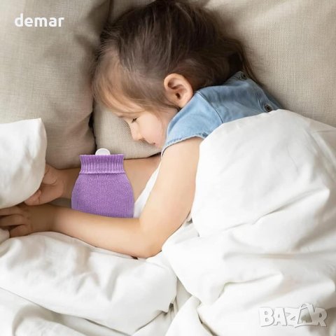 320 ml мини силиконова торбичка за вода за топла и студена терапия с плюшен калъф, снимка 3 - Други - 43299650