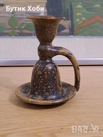 Винтидж керамичен свещник , снимка 1