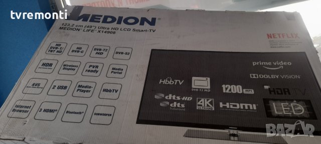 TV Smart MEDION 49" 4K Ultra HD Wi-Fi