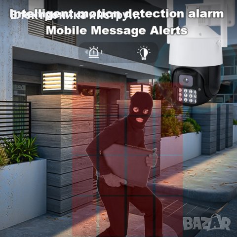 Куполна безжична WIFi 5MP камера, снимка 5 - IP камери - 43165684