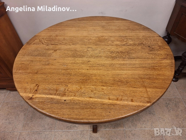 Маса за трапезария дъб масив , снимка 4 - Маси - 52837304