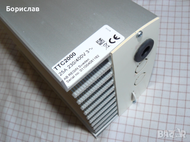 REGIN TTC 2000 Sweden- терморегулатор за ел. нагревател, снимка 3 - Друга електроника - 52512998