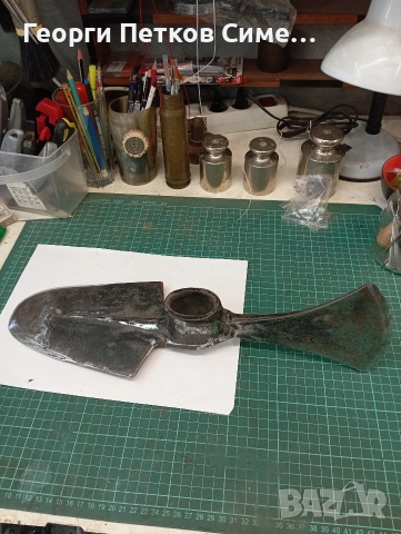 Голяма военна секира киркобрадва , снимка 4 - Антикварни и старинни предмети - 53583135