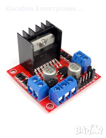 L298N Модул за управление на електромотори, снимка 2 - Друга електроника - 43935908