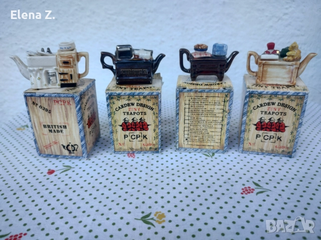 Колекционерски чайници орнаменти Paul Cardew, снимка 7 - Колекции - 52798470