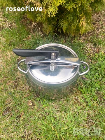 EXCELSA ITALY / ИТАЛИЯ качествена тенджера под налягане с вместимост 5 литра