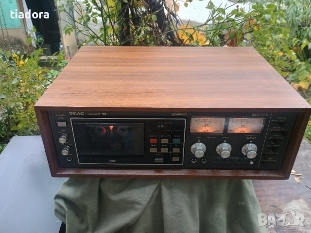 TEAC C-3X  3-Head Stereo Cassette Deck DBX -Wood Case, снимка 2 - Декове - 52339922