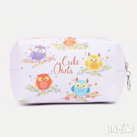 3091 Козметичка несесер Cute Owls, снимка 2 - Портфейли, портмонета - 37917130