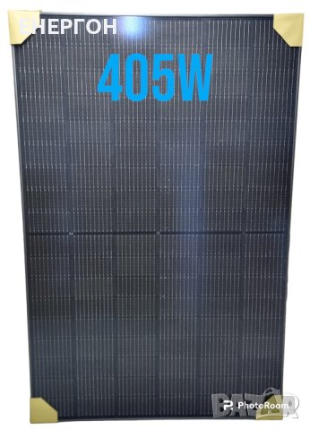 Промо 405w Фотоволтаичен панел ЧЕРНА РАМКА изцяло черен соларен панел