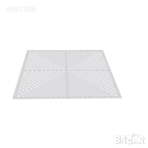 Декоративни подложки - килим за под, Тип Пъзел, Сив на бели точки , снимка 4 - Декорация за дома - 50085308