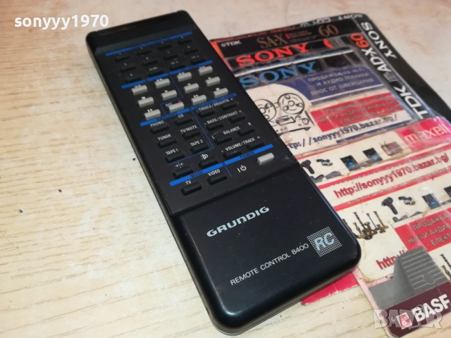 GRUNDIG 8400RC AUDIO REMOTE CONTROL-ВНОС SWISS 2411251252, снимка 2 - Други - 52522364