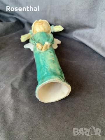 Ръчно изработено Арт статуетка на ангелче, снимка 3 - Декорация за дома - 34855387