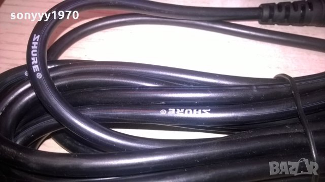 shure mic cable-нов кабел за микрофон-65лв за брои, снимка 5 - Микрофони - 27396315