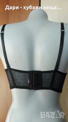 Красив сутиен - бюстие, с пайети и сатен💞🍀80-85, B-C💞🍀арт.2072, снимка 2 - Корсети, бюстиета, топове - 33633711