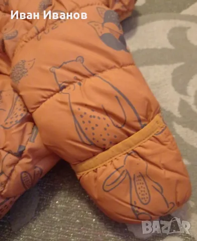 Чисто ново детско зимно яке - размер 9/12м, снимка 2 - Бебешки якета и елеци - 47479606