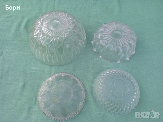 Стари кристални купи, снимка 6 - Чинии - 36409895