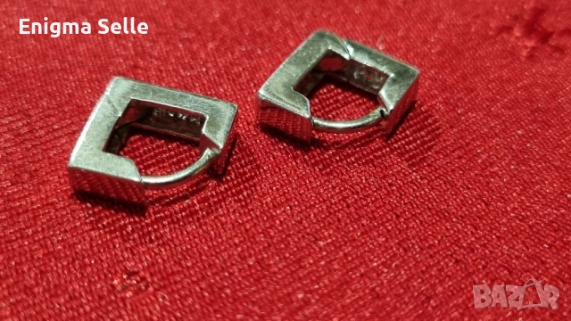 Сребърни обеци 925 проба, 2,86 гр, снимка 3 - Обеци - 52514715