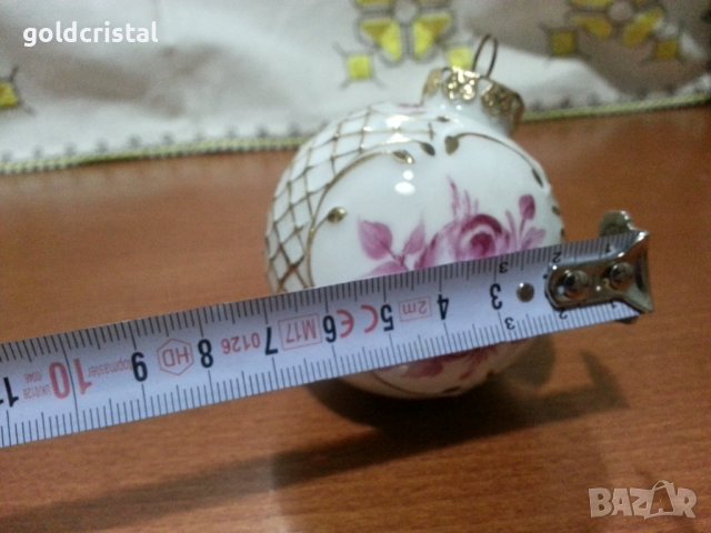 Порцеланова топка за елха , снимка 7 - Антикварни и старинни предмети - 43689522
