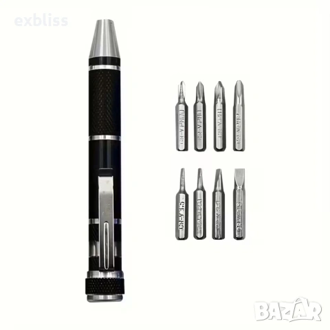 Джобна отвертка тип “Химикал” 8 в 1, снимка 4 - Други стоки за дома - 53387777