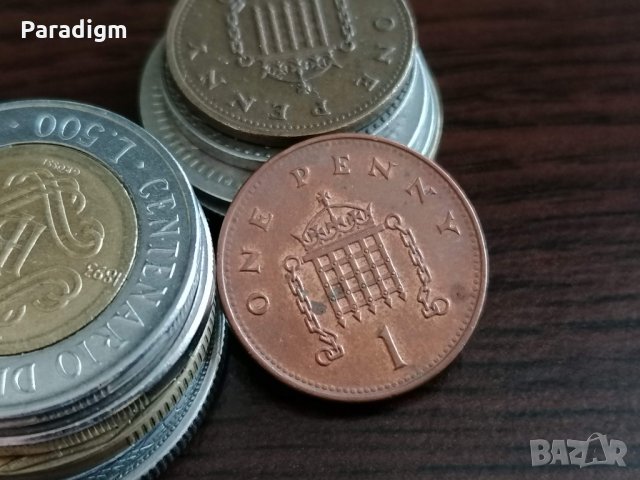 Монета - Великобритания - 1 пени | 1994г.