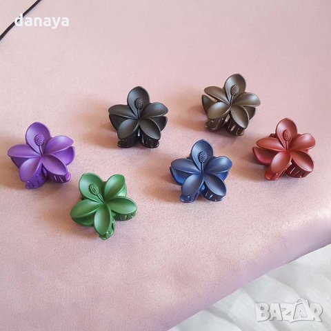 2029 Мини шнола за коса цвете 4x4cm