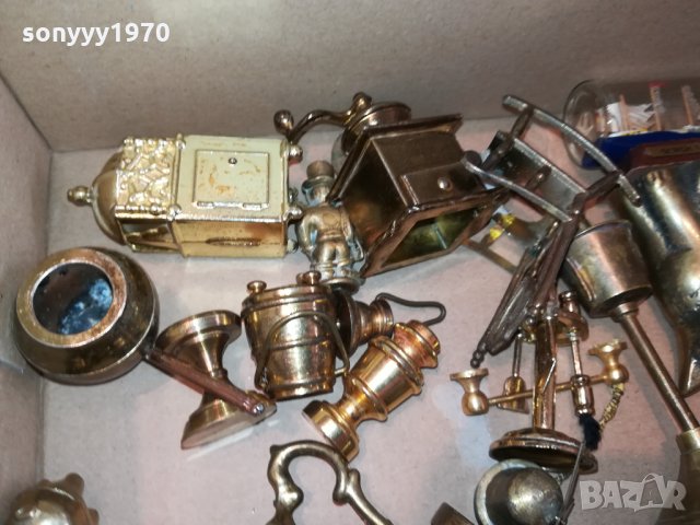 GOLD-златинки-миниатюри-30бр-made in France 🇫🇷 ANTIQUE-фигурки 0212212319, снимка 5 - Антикварни и старинни предмети - 35010313