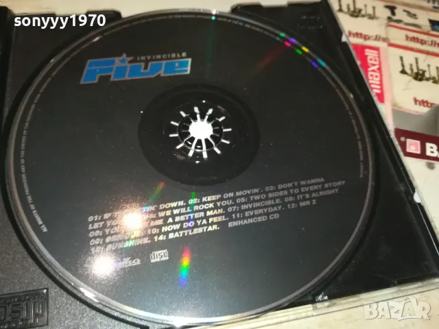 FIVE CD 0305250500, снимка 6 - CD дискове - 50136090