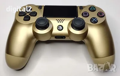 Контролер - DualShock 4 - Gold, v2, PS4, Playstation Оригинален Лимитиран, снимка 6 - Аксесоари - 49569604