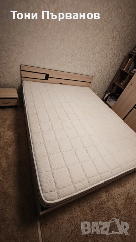 легло с матрак 160х200, снимка 5 - Матраци - 52643434