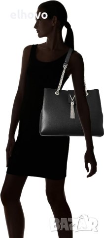 Дамска чанта Valentino Divina VBS1R405G NERO, снимка 5 - Чанти - 43982286